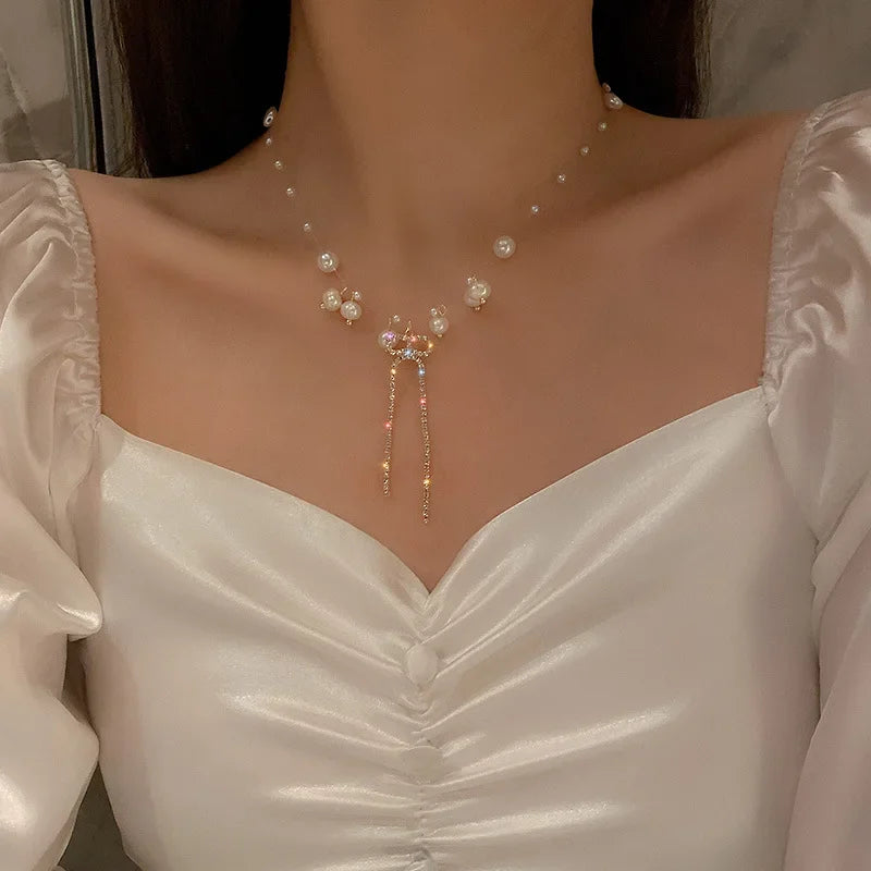 Vintage Butterfly Golden Stainless Steel Snake Chain Choker Necklace